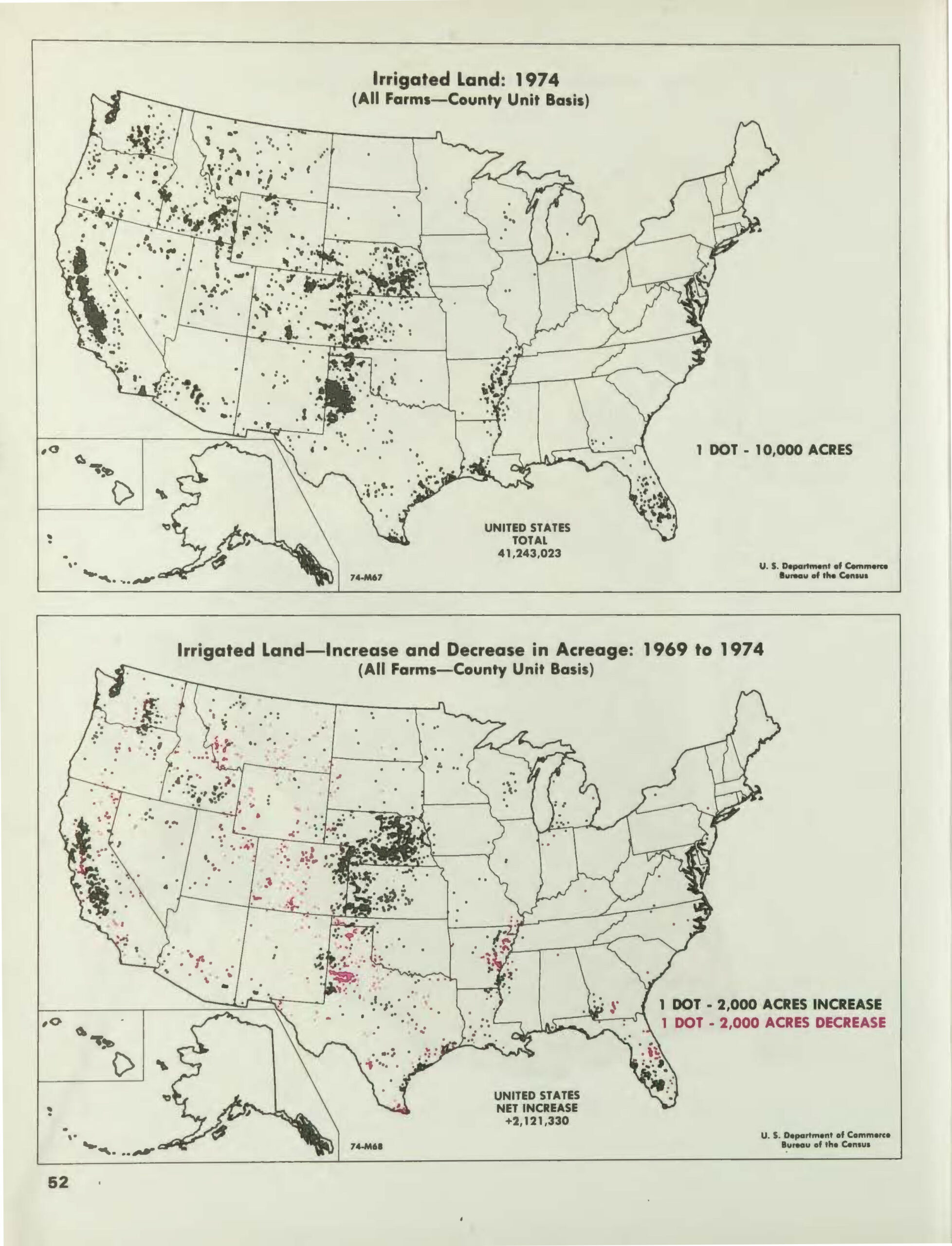 1974 Graphic Summary Land In Farms And Land Uses 436 Table 94 Scaled
