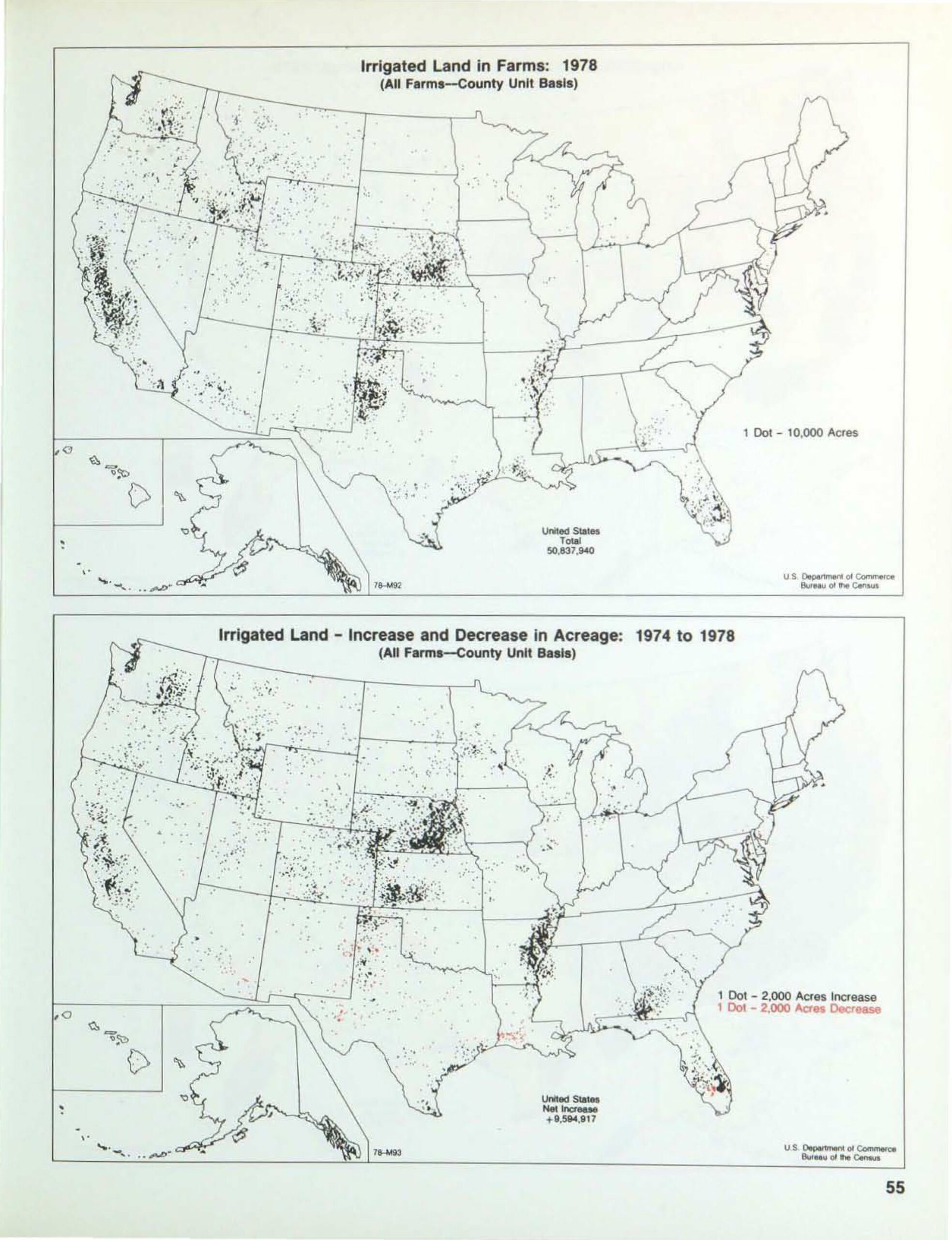 1978 Graphic Summary IRRIGATION AND DRAINAGE 232 Table 93 Scaled