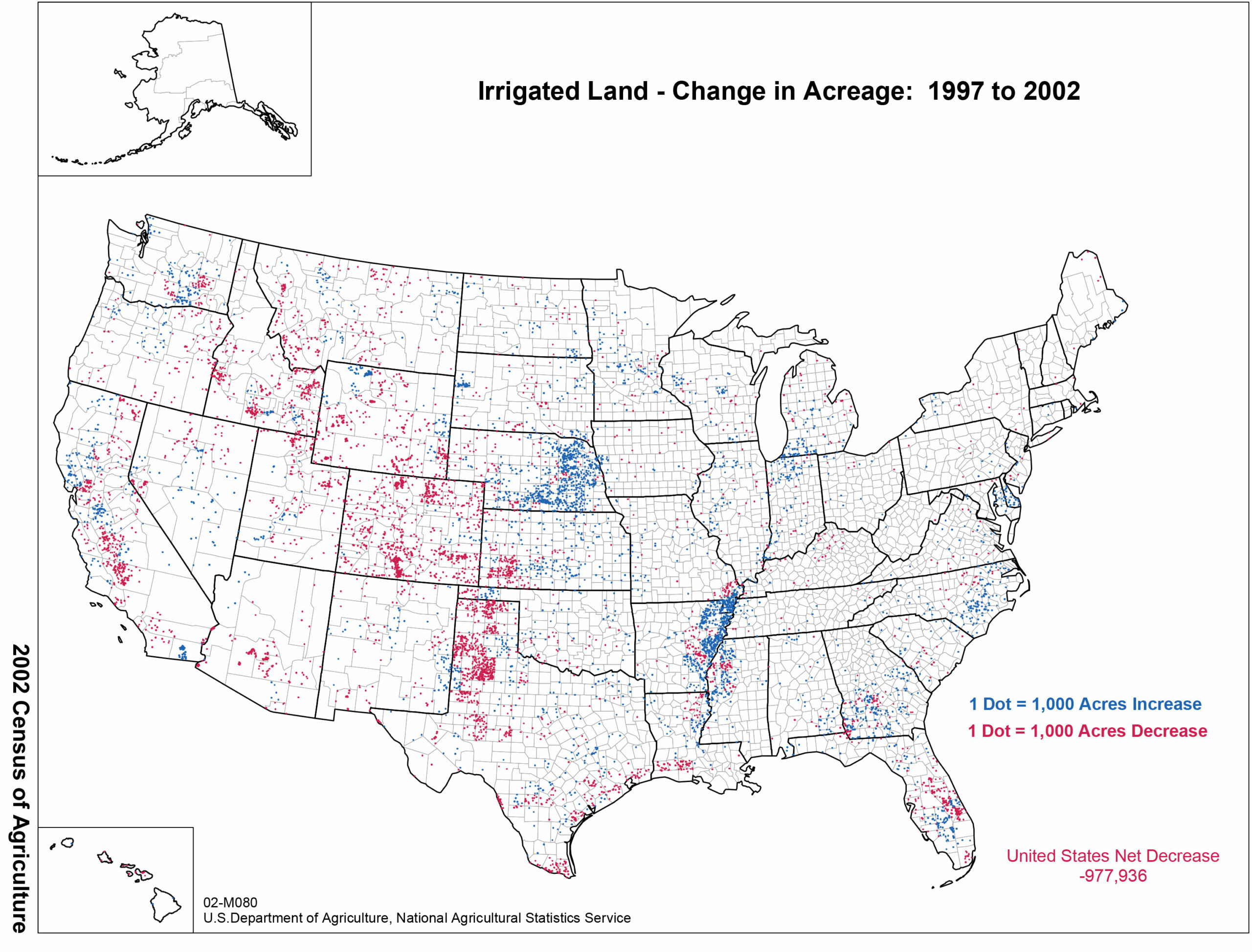 2002 Ag Atlas Irrigated Land ChangeInAcreage Scaled